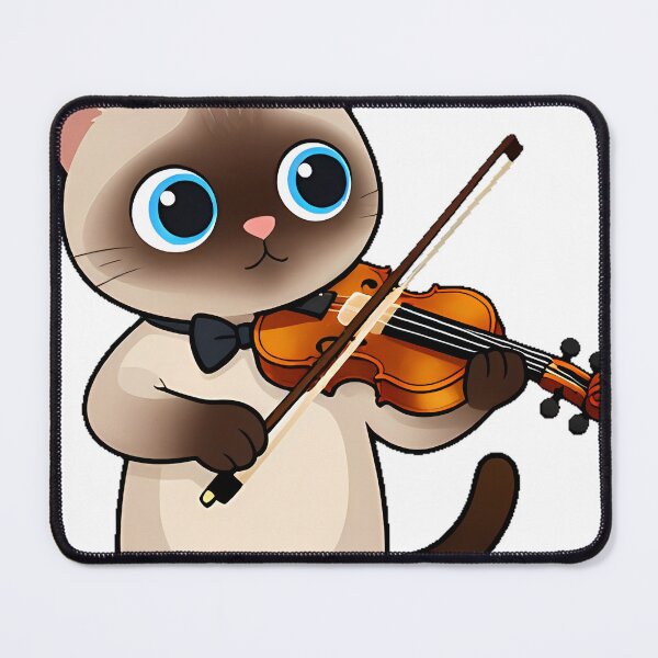 Item preview, Musician Cat Playing Violin designed and sold by pumsquare.