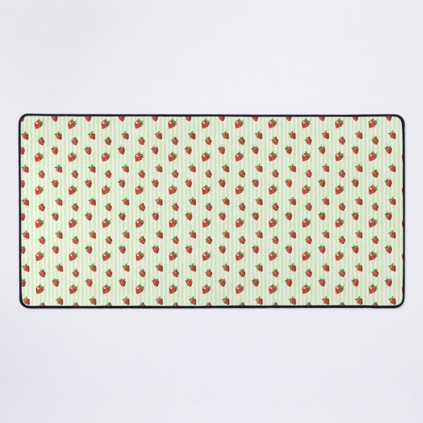 Item preview, Strawberry with Green Striped Pattern designed and sold by LouieVanille.