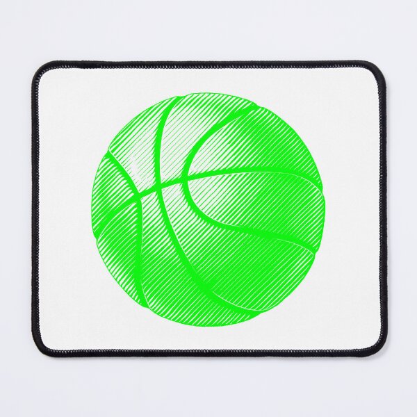 Item preview, Lime Basketball Line Art Illustration designed and sold by pattern-archive.