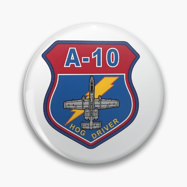 Item preview, A-10 Thunderbolt II "Hog Driver" Military Aviation Patch designed and sold by CharlieDesings.