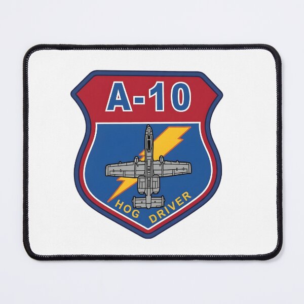 Item preview, A-10 Thunderbolt II "Hog Driver" Military Aviation Patch designed and sold by CharlieDesings.