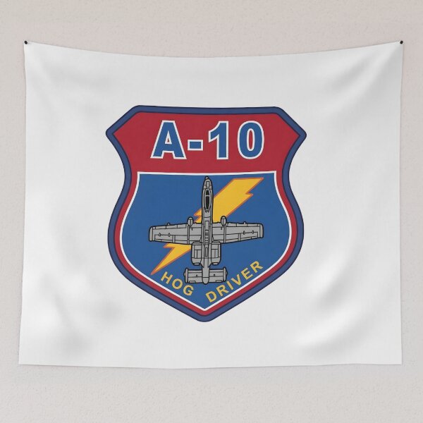 Item preview, A-10 Thunderbolt II "Hog Driver" Military Aviation Patch designed and sold by CharlieDesings.