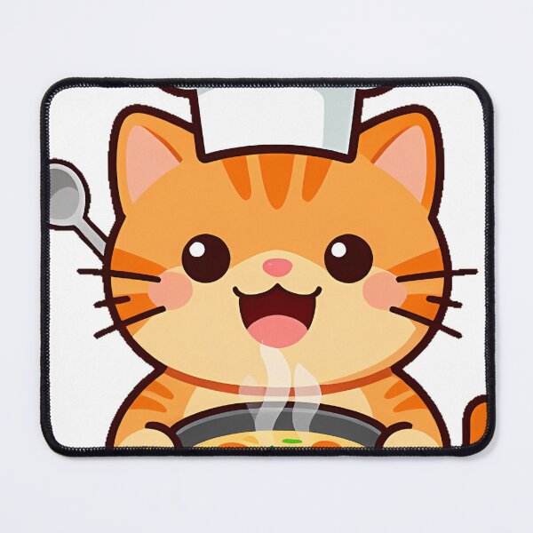 Item preview, Chef Cat with Soup Pot designed and sold by pumsquare.