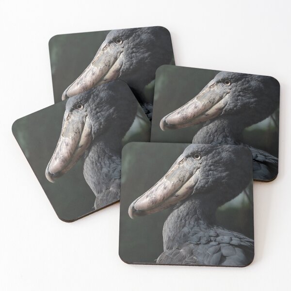 Item preview, Majestic Shoebill Stork Dark Wildlife Portrait designed and sold by Timbernature.
