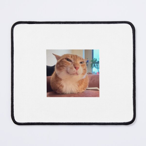Item preview, Smirking orange cat designed and sold by Ratcatdoggg.