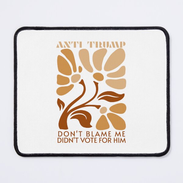 Item preview, Anti Trump Retro Floral Protest designed and sold by drchzak.