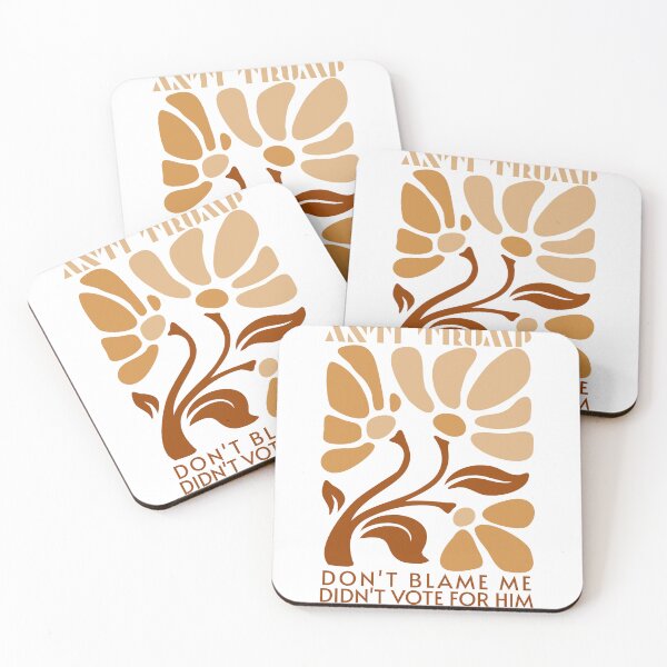 Item preview, Anti Trump Retro Floral Protest designed and sold by drchzak.