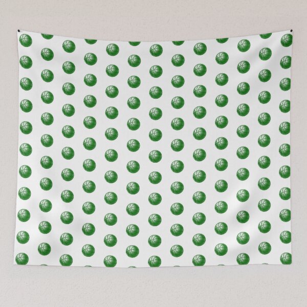 Item preview, Dark Green Basketball Line Art Illustration designed and sold by pattern-archive.