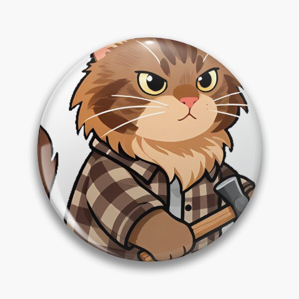 Item preview, Carpenter Cat with Hammer designed and sold by pumsquare.