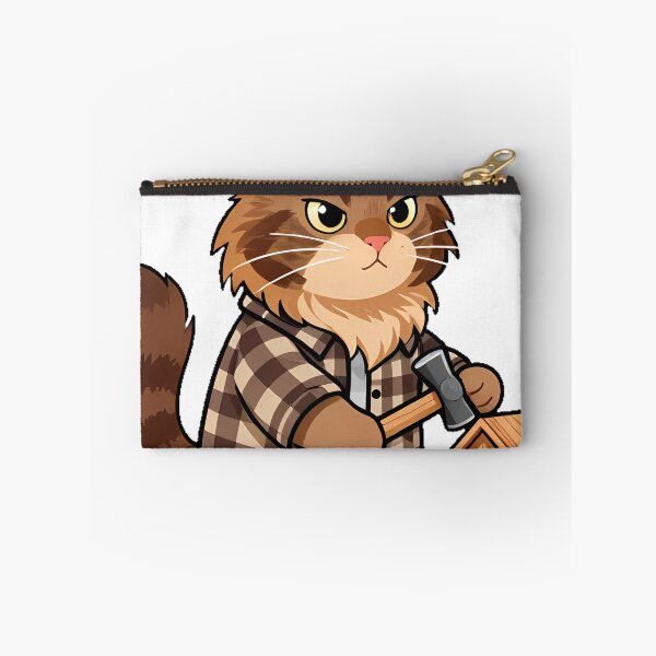 Item preview, Carpenter Cat with Hammer designed and sold by pumsquare.