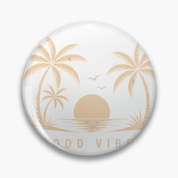 Item preview, Good Vibes | Tropical Sunset Palm Trees Beach Vacation T-Shirt designed and sold by CalmMandala.