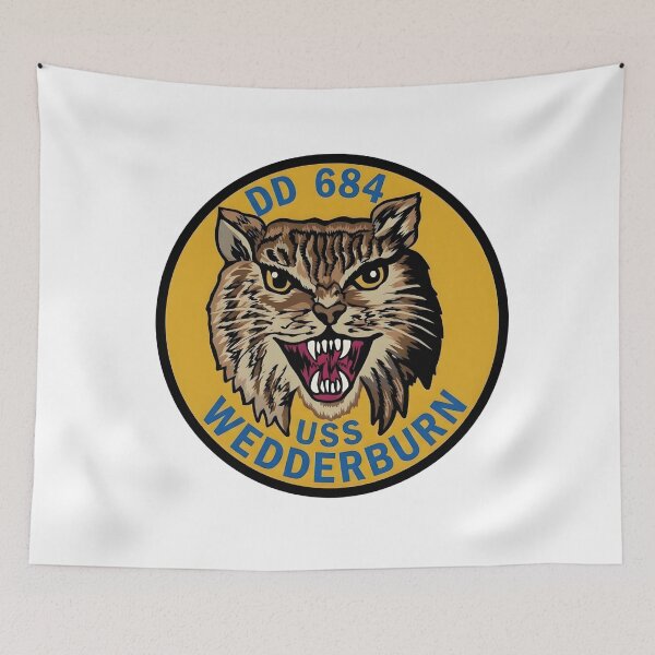 Item preview, USS Wedderburn (DD-684) Fletcher-Class Destroyer Military Patch designed and sold by CharlieDesings.