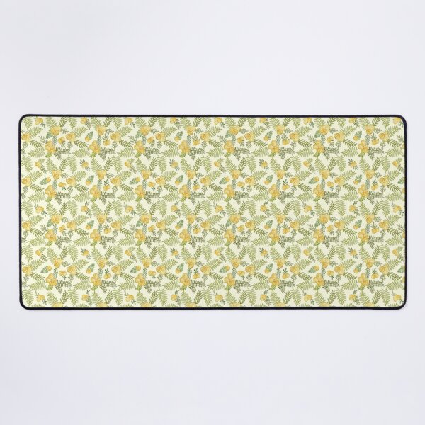 Item preview, Australian Golden Wattle Watercolor Botanical Floral Vintage Yellow designed and sold by Sketchbook Designs.