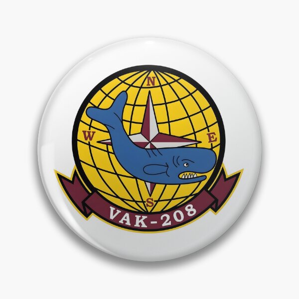 Item preview, US Navy VAK-208 "Jockeys" Tactical Aerial Refueling Squadron Patch designed and sold by CharlieDesings.