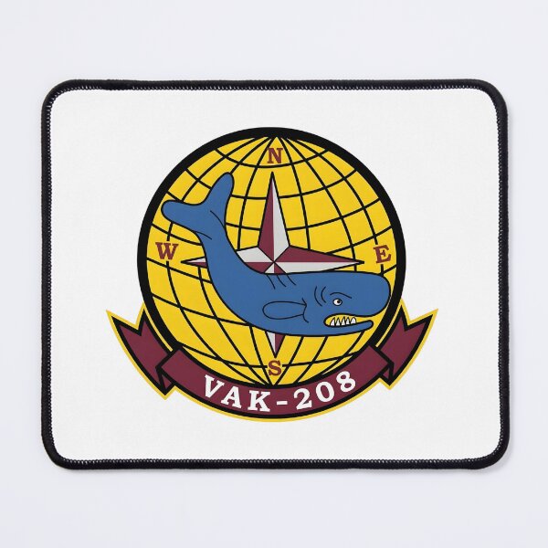 Item preview, US Navy VAK-208 "Jockeys" Tactical Aerial Refueling Squadron Patch designed and sold by CharlieDesings.