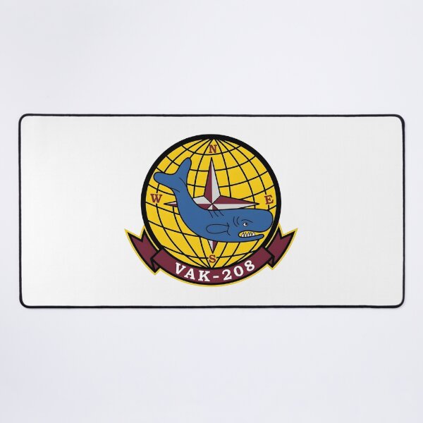 Item preview, US Navy VAK-208 "Jockeys" Tactical Aerial Refueling Squadron Patch designed and sold by CharlieDesings.