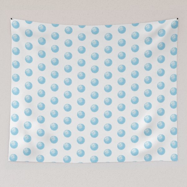 Item preview, Sky Blue Basketball Line Art Illustration designed and sold by pattern-archive.