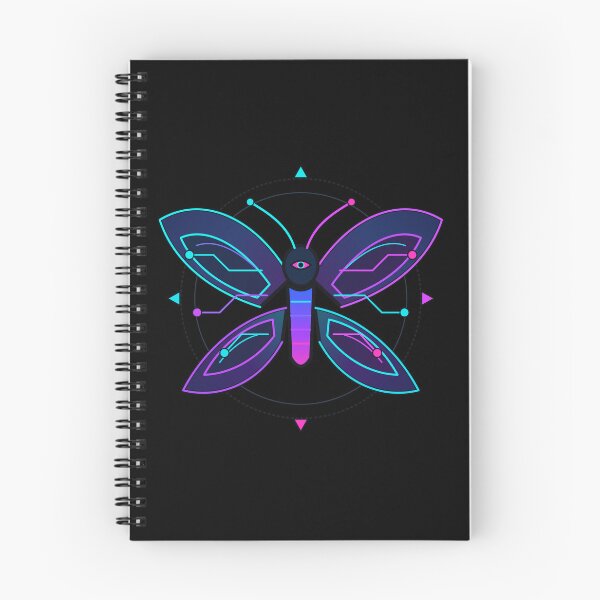 Item preview, Cybernetic Moth Circuit Wings COLOR– Futuristic Mechanical Insect Art designed and sold by WORN.THOUGHTS.