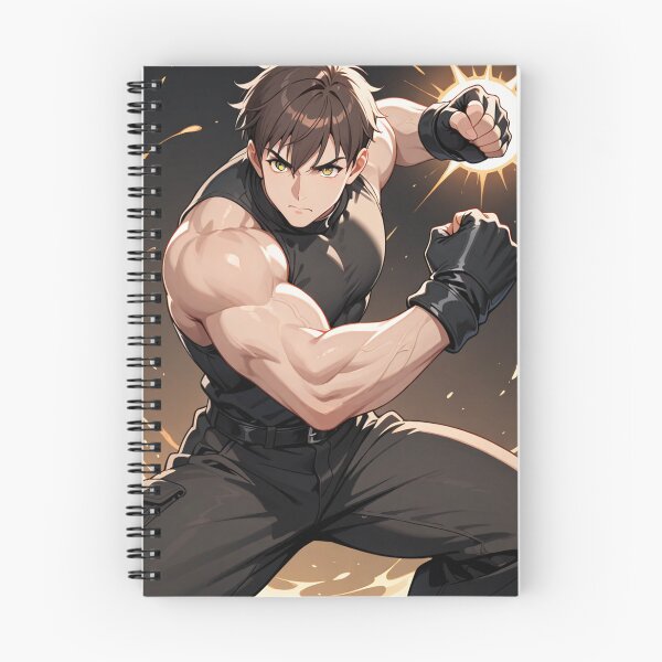 Item preview, Manga - Muscular Fictional Character, Luminous Aura and Martial Power designed and sold by AnimeShin.