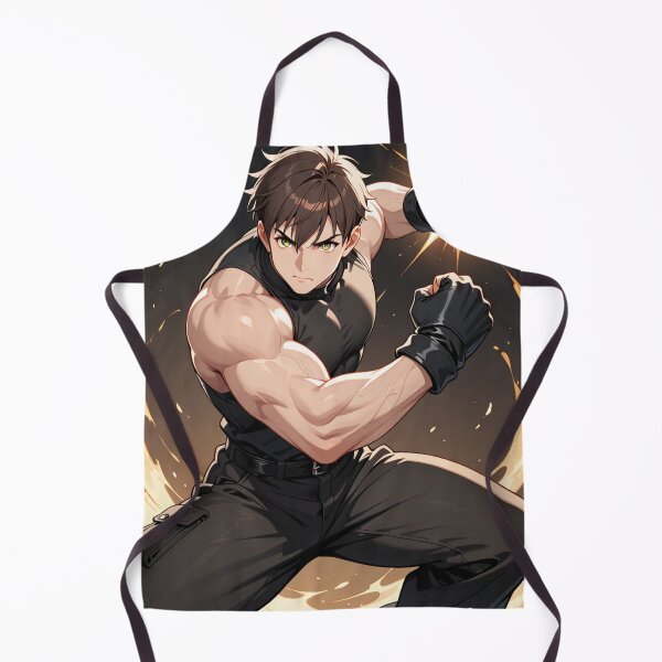 Item preview, Manga - Muscular Fictional Character, Luminous Aura and Martial Power designed and sold by AnimeShin.