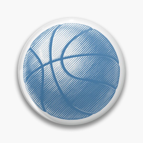 Item preview, Steel Blue Basketball Line Art Illustration designed and sold by pattern-archive.
