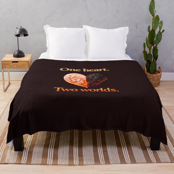 Item preview, One heart. Two worlds. designed and sold by MaxDreamsArt.