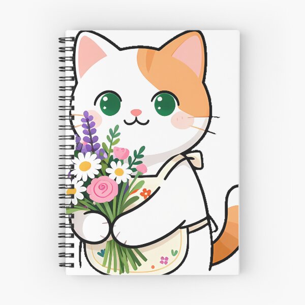 Item preview, Florist Cat with Bouquet designed and sold by pumsquare.