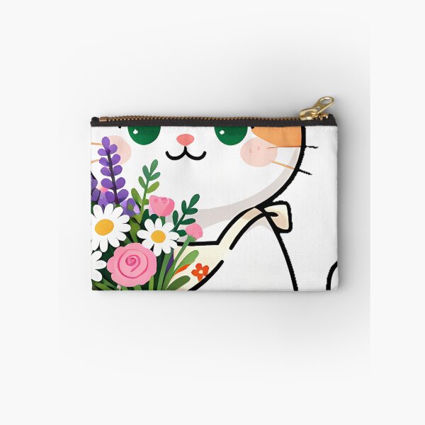 Item preview, Florist Cat with Bouquet designed and sold by pumsquare.