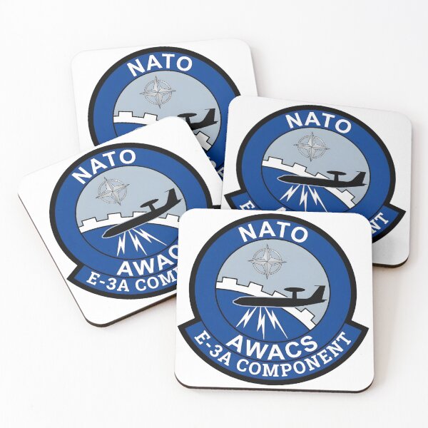 Item preview, NATO AWACS E-3A Component Tactical Military Patch designed and sold by CharlieDesings.