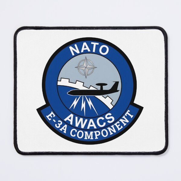 Item preview, NATO AWACS E-3A Component Tactical Military Patch designed and sold by CharlieDesings.