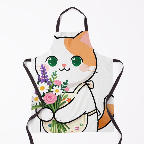 Item preview, Florist Cat with Bouquet designed and sold by pumsquare.