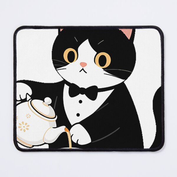 Item preview, Tea Shop Cat Pouring Tea designed and sold by pumsquare.