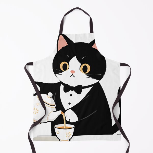 Item preview, Tea Shop Cat Pouring Tea designed and sold by pumsquare.