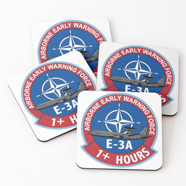 Item preview, NATO Airborne Early Warning Force E-3A "1+ Hours" Flight Milestone Patch designed and sold by CharlieDesings.