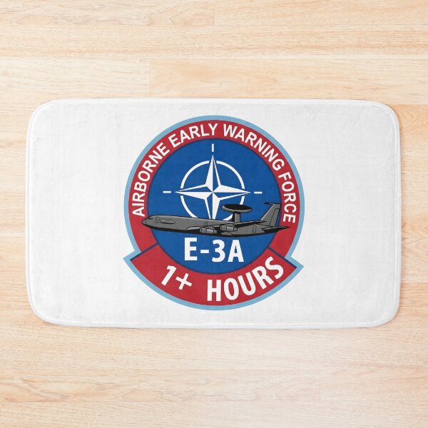 Item preview, NATO Airborne Early Warning Force E-3A "1+ Hours" Flight Milestone Patch designed and sold by CharlieDesings.