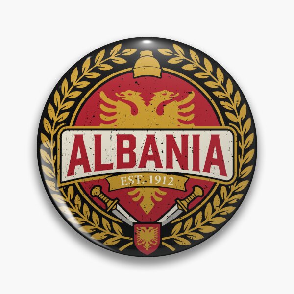 Item preview, Albania Shqiperia Est 1912 Eagle Crest designed and sold by crouchingpixel.