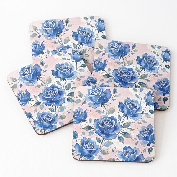 Aperçu de l'œuvre Rose bleue créée et vendue par GraphicsClub.