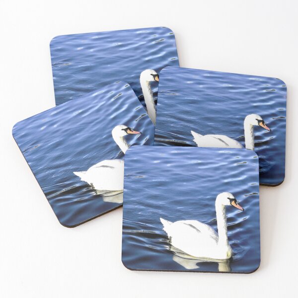 Item preview, Swan swimming photograph designed and sold by Natimo-Studio.
