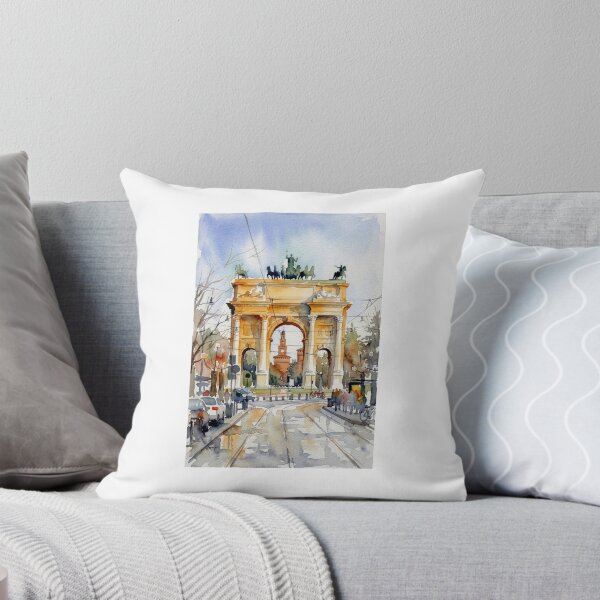 Item preview, Arco della Pace Milan Watercolor designed and sold by caracatita75.
