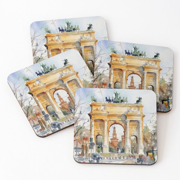 Item preview, Arco della Pace Milán Acuarela designed and sold by caracatita75.