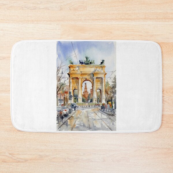 Item preview, Arco della Pace Milan Watercolor designed and sold by caracatita75.