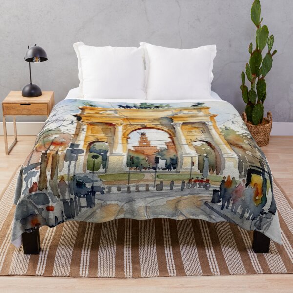 Item preview, Arco della Pace Milan Watercolor designed and sold by caracatita75.