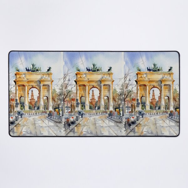 Item preview, Arco della Pace Milan Watercolor designed and sold by caracatita75.