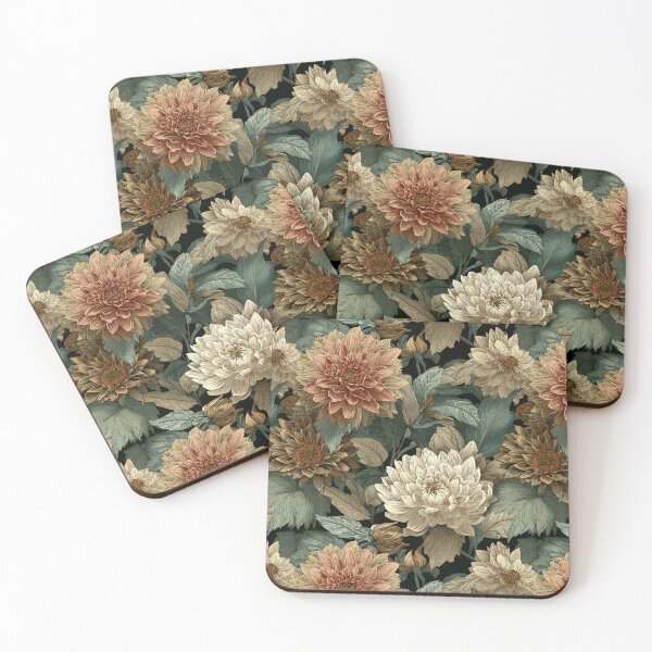 Item preview, Unique Dahlias  - Birth Flower Pattern  - Housewarming Gifts designed and sold by RoyalStarsPatts.