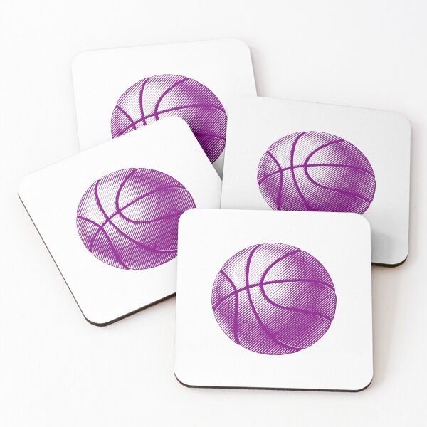 Item preview, Purple Basketball Line Art Illustration designed and sold by pattern-archive.