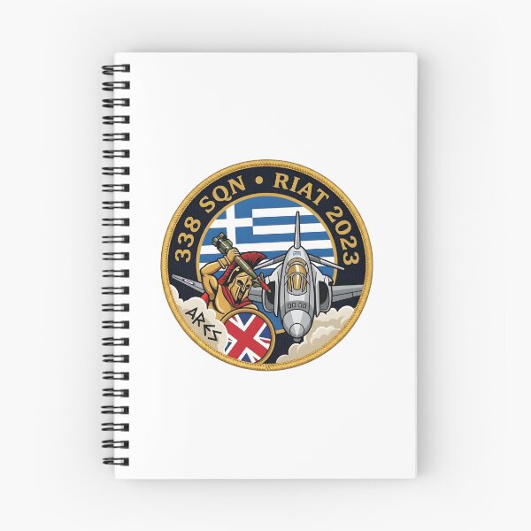 Item preview, Hellenic Air Force 338 Squadron RIAT 2023 "Ares" Commemorative Patch designed and sold by CharlieDesings.