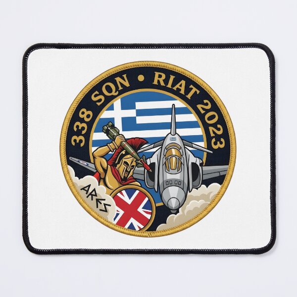 Item preview, Hellenic Air Force 338 Squadron RIAT 2023 "Ares" Commemorative Patch designed and sold by CharlieDesings.