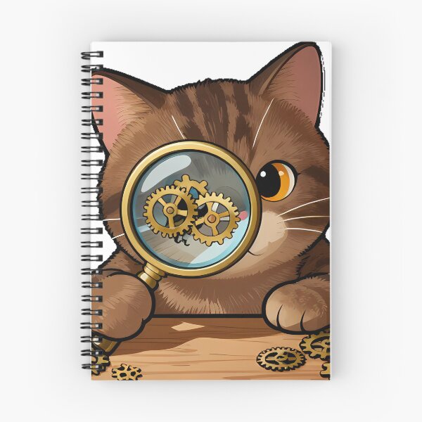 Item preview, Clockmaker Cat with Gears designed and sold by pumsquare.