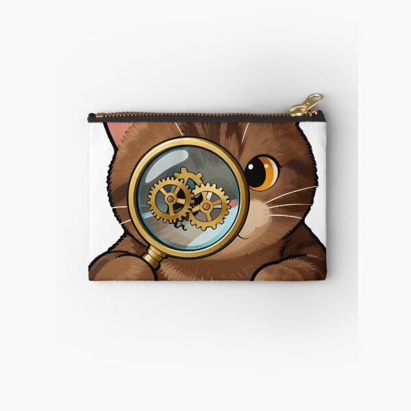 Item preview, Clockmaker Cat with Gears designed and sold by pumsquare.