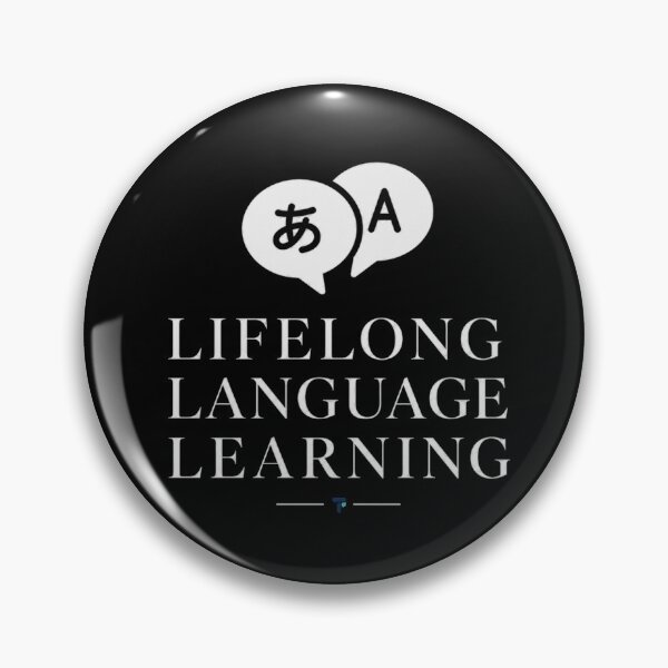 Item preview, Lifelong Language Learning | Minimalist Polyglot Typography Design designed and sold by Trodyglot.